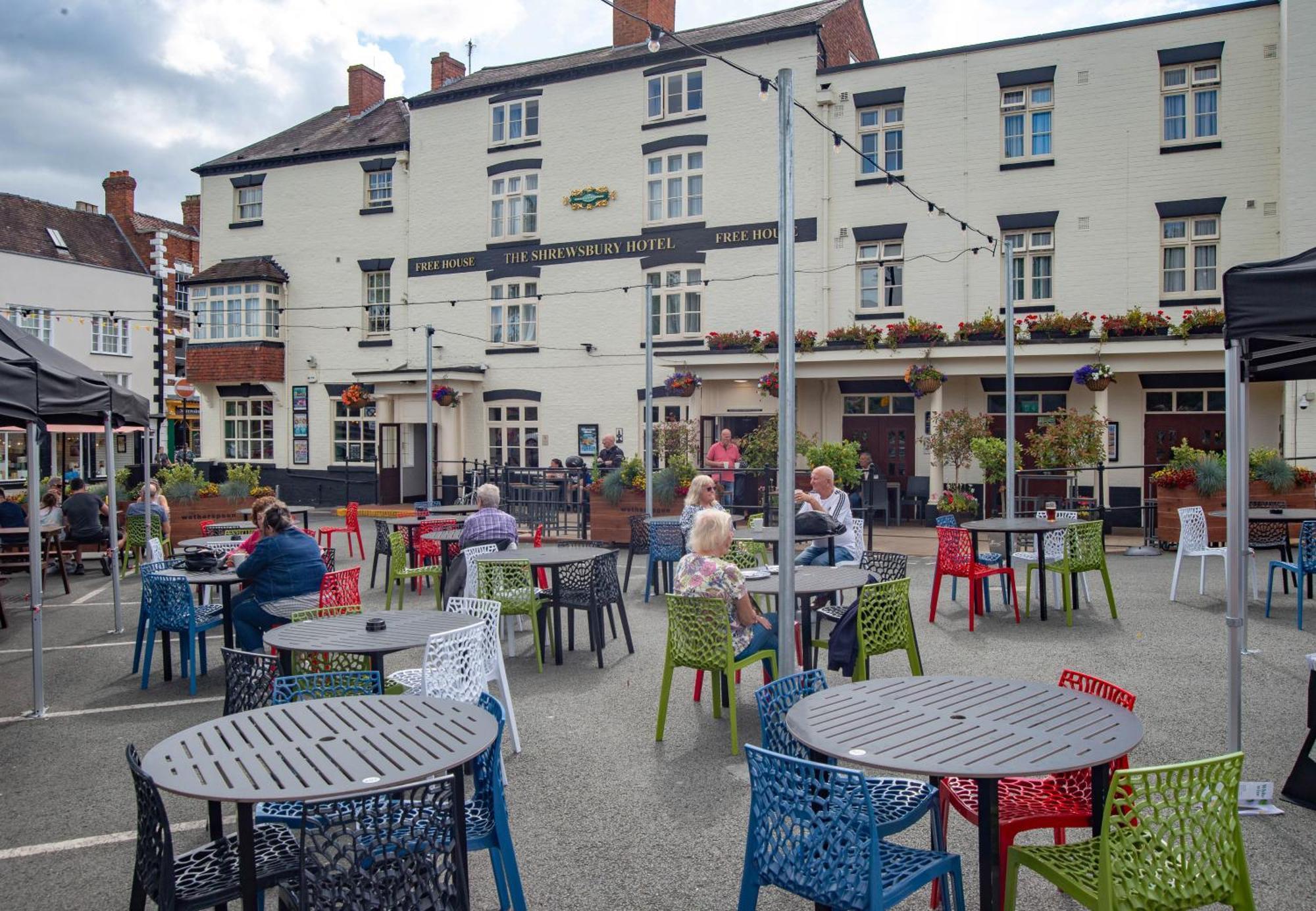 The Shrewsbury Hotel Wetherspoon Extérieur photo